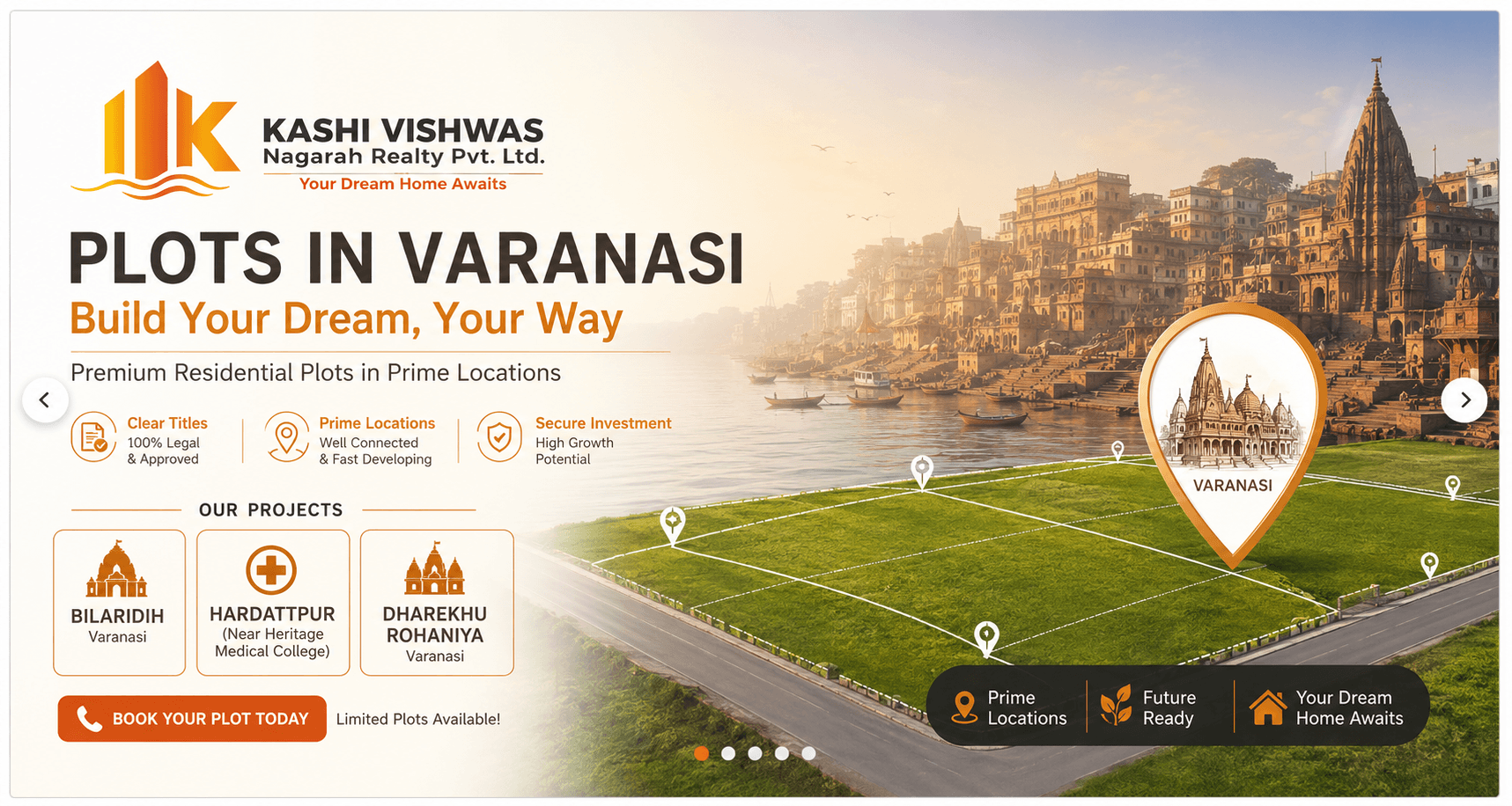 KVN Reality — Kashi Vishwas Nagaram Reality properties in Varanasi